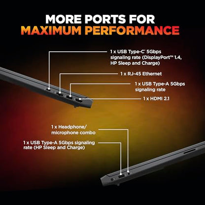 HP Victus, 13th Gen Intel Core i5-13420H, RTX 2050, Upgrade(Upto 32GB) 16GB DDR4, 512GB SSD, FHD, 144Hz, IPS, 300 nits, 15.6'' Gaming Laptop