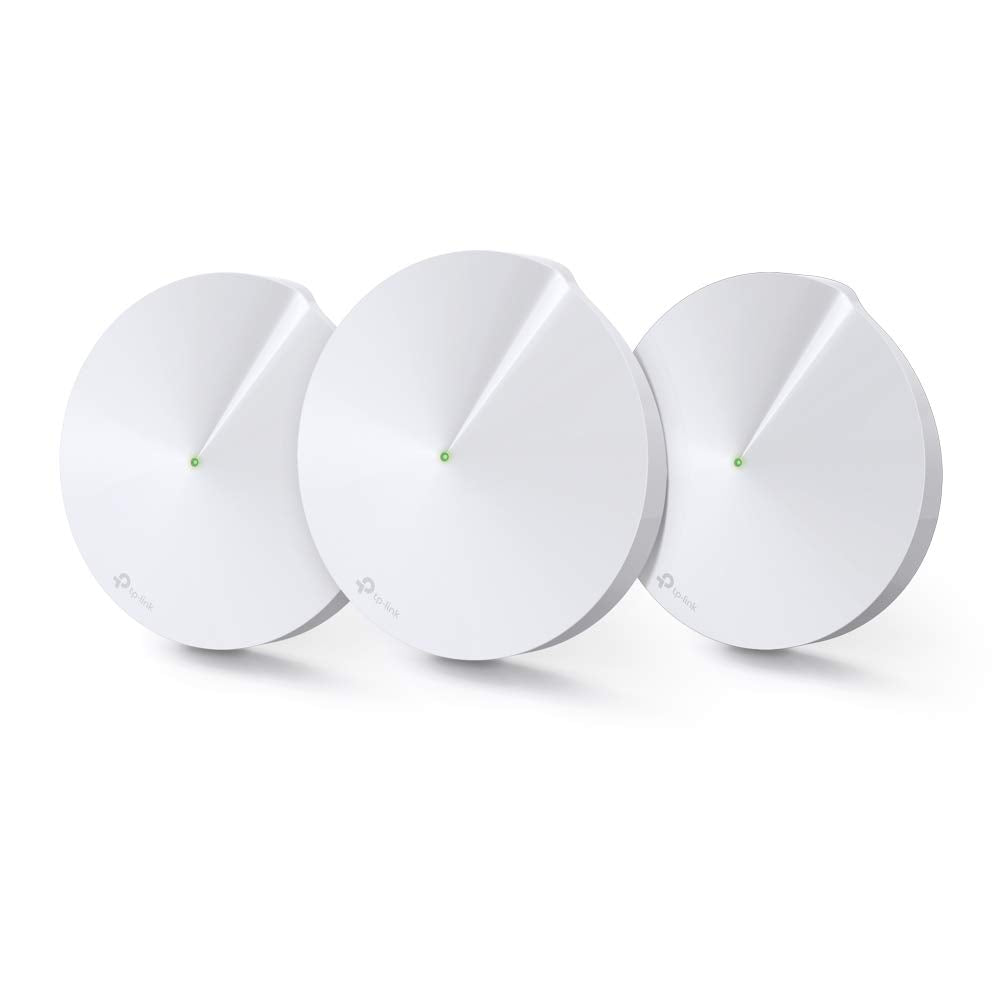 TP-Link Deco Whole Home Mesh WiFi System Up to 5,500 sq. ft. Coverage and 100+ Devices, Wireless Router/WiFi Extender Replacement, Support Parental Controls/Anitivirus, Seamless Roaming(Deco M5)