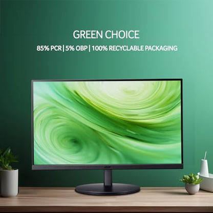 Acer CB272K 27 Inch UHD 4K 3840x2160 IPS Backlit LED Monitor I Type C 90W PD I HDR 10, Delta E<1, 350Nits, 99% sRGB I Height Adj, Tilt, Pivot I 1xHDMI, 1xDP, 1xType-C I Eye Safe Certified I Speakers