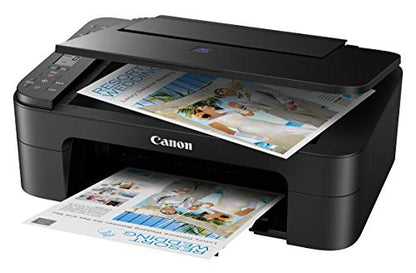 Canon PIXMA E3370 All-in-One Wireless Ink Efficient Color Printer (Black)