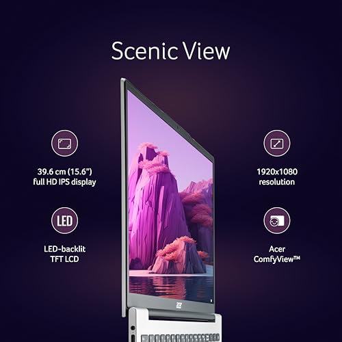 Acer Aspire Lite, 12th Gen, Intel Core i7-12650H Processor, 16 GB/1TB, Full HD IPS, 15.6"/39.62 cm, Win 11 Home, MS Office