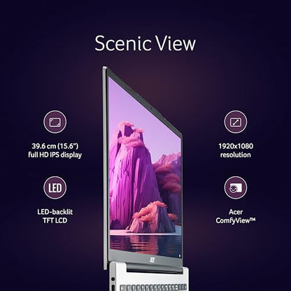 Acer Aspire Lite, 12th Gen, Intel Core i7-12650H Processor, 16 GB/1TB, Full HD IPS, 15.6"/39.62 cm, Win 11 Home, MS Office