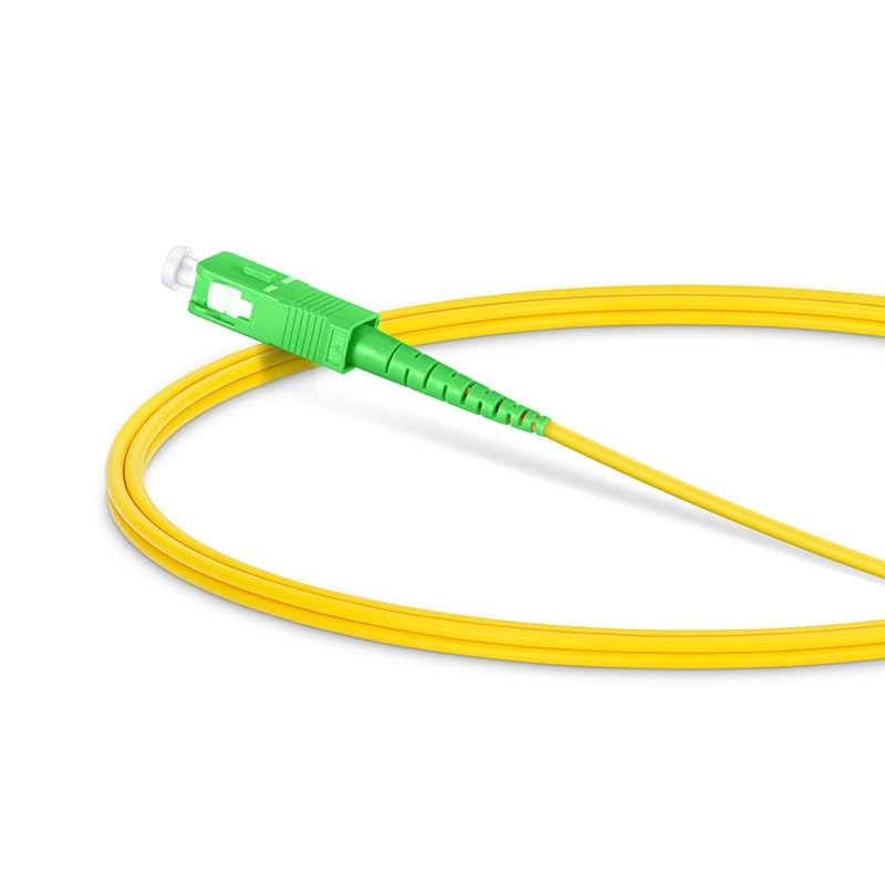 NEXTIK Simplex Single Mode SC To SC Optical Fiber Patch Cord 9/125 Jumper Cable Compatible with (FSMS SC/UPC-SC/APC) (3 Meter, 5)