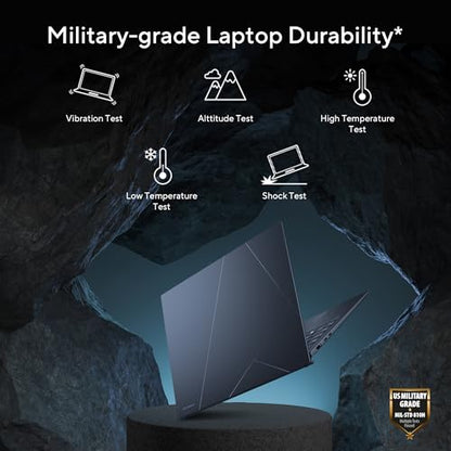 ASUS Zenbook 14,Intel Core Ultra 7 (Series 2),Thin & Light(Intel Arc iGPU/32GB/1TB/3K OLED Touch screen/14/120Hz/Windows 11/M365 Basic (1Year)*/Office Home 2024/Ponder Blue/1.28 kg) UX3405CA-PZ163WS