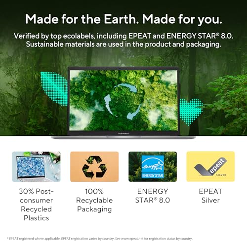 ASUS Vivobook 14, (i5 14th Gen) Intel Core 5 120U, Thin & Light Laptop(16GB RAM/512GB SSD/