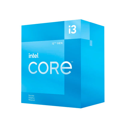 Intel Core i3 12100F 12th Gen Generation Desktop PC Processor 4 CPU with 12MB Cache and up to 4.30 GHz Clock Speed LGA 1700 Socket