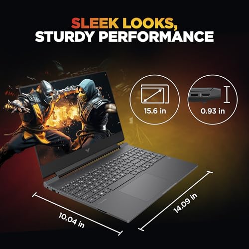 HP Victus, 13th Gen Intel Core i5-13420H, 6GB RTX 3050,16GB DDR4 Upgrade (Upto 32GB) 512GB SSD, FHD,144Hz,300 nits,IPS, 15.6''/39.6cm, Win11, M365* Office24, Mica Silver,2.3kg, fa2700TX, Gaming Laptop