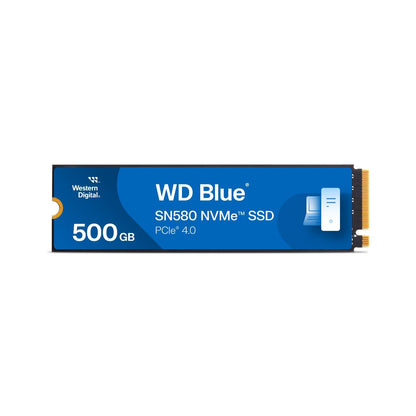 Western Digital WD Blue SN580 NVMe 1TB, Upto 4150MB/s, 5 Y Warranty, PCIe Gen 4 NVMe M.2 (2280), Internal Solid State Drive (SSD) (WDS100T3B0E)