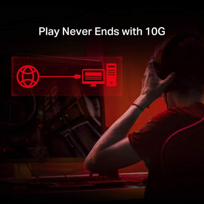 TP-Link TX401 10 Gbps Wireless Gigabit PCI Express Network Adapter | PCIe 3.0 Slot Wi-Fi Card | CAT6A Ethernet Cable