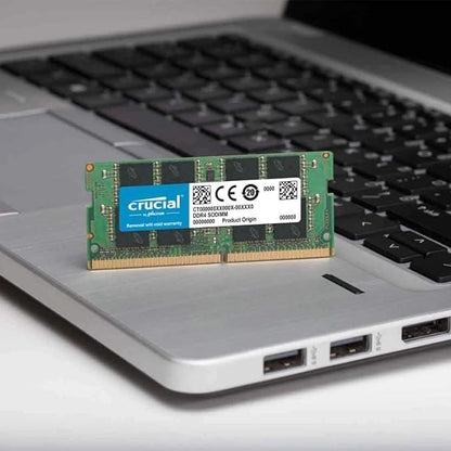 Crucial Basics 8GB DDR4 1.2v 2666Mhz CL19 SODIMM RAM Memory Module for Laptops and Notebooks, Green