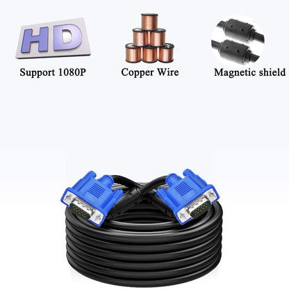 LS LAPSTER Quality Assured Male to Male VGA Cable 1.5 Meter, Support Monitor/PC/LCD/LED, Plasma, Projector, TFT (LST-VGACBLE-1.5M)
