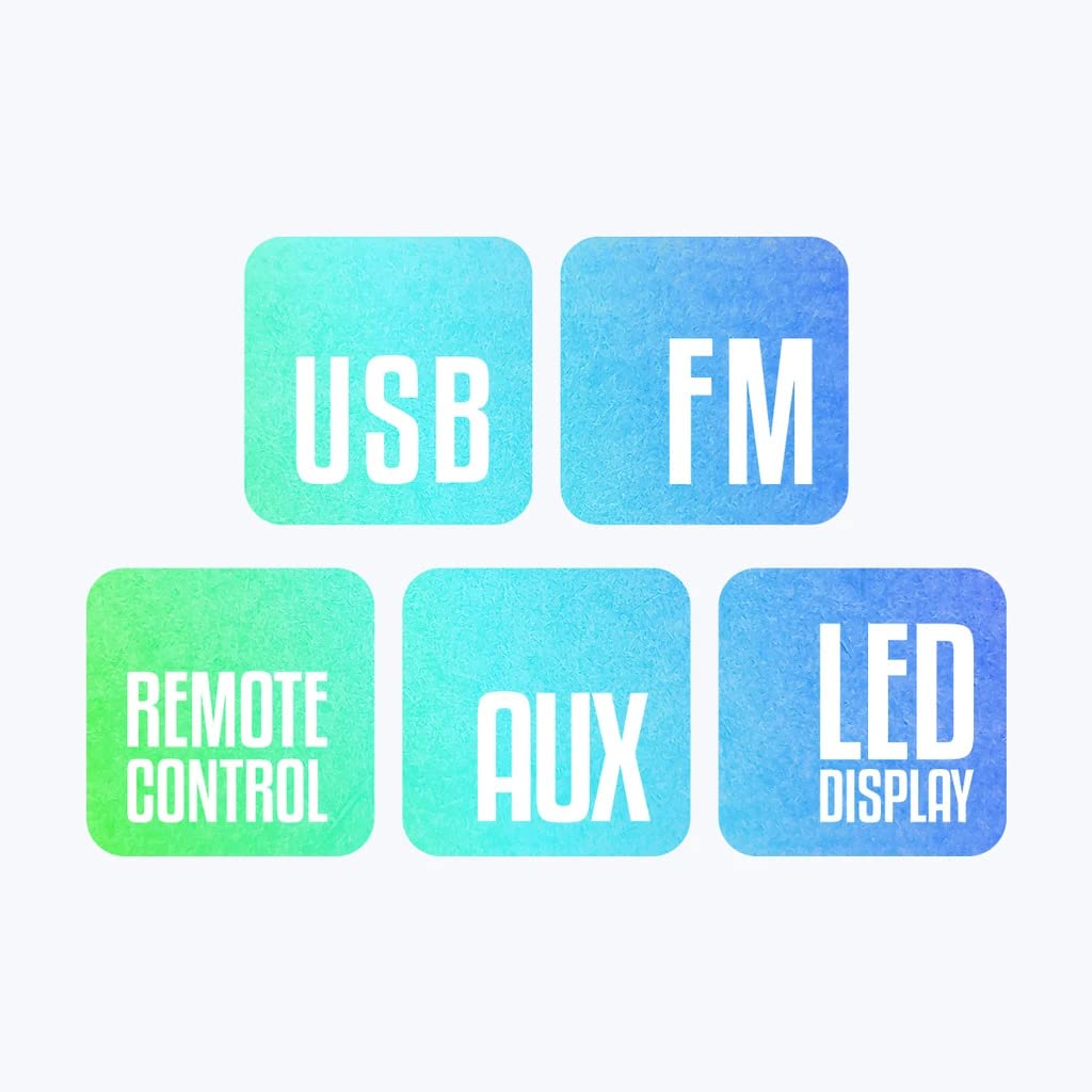 Zebronics Rainbow 4.1 Channel Multimedia Speakers