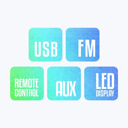 Zebronics Rainbow 4.1 Channel Multimedia Speakers