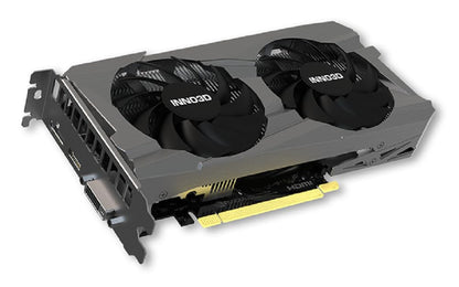 INNO3D Nvidia Geforce RTX 3050 6Gb Twin X2 Gddr6 96-Bit Pci-E 4.0 Integrated Gaming Graphics Card - N30502-06D6-1711Va60