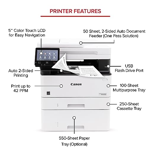 Canon imageCLASS MF465dw - Monochrome, Duplex Wireless Laser Printer
