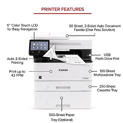 Canon imageCLASS MF465dw - Monochrome, Duplex Wireless Laser Printer