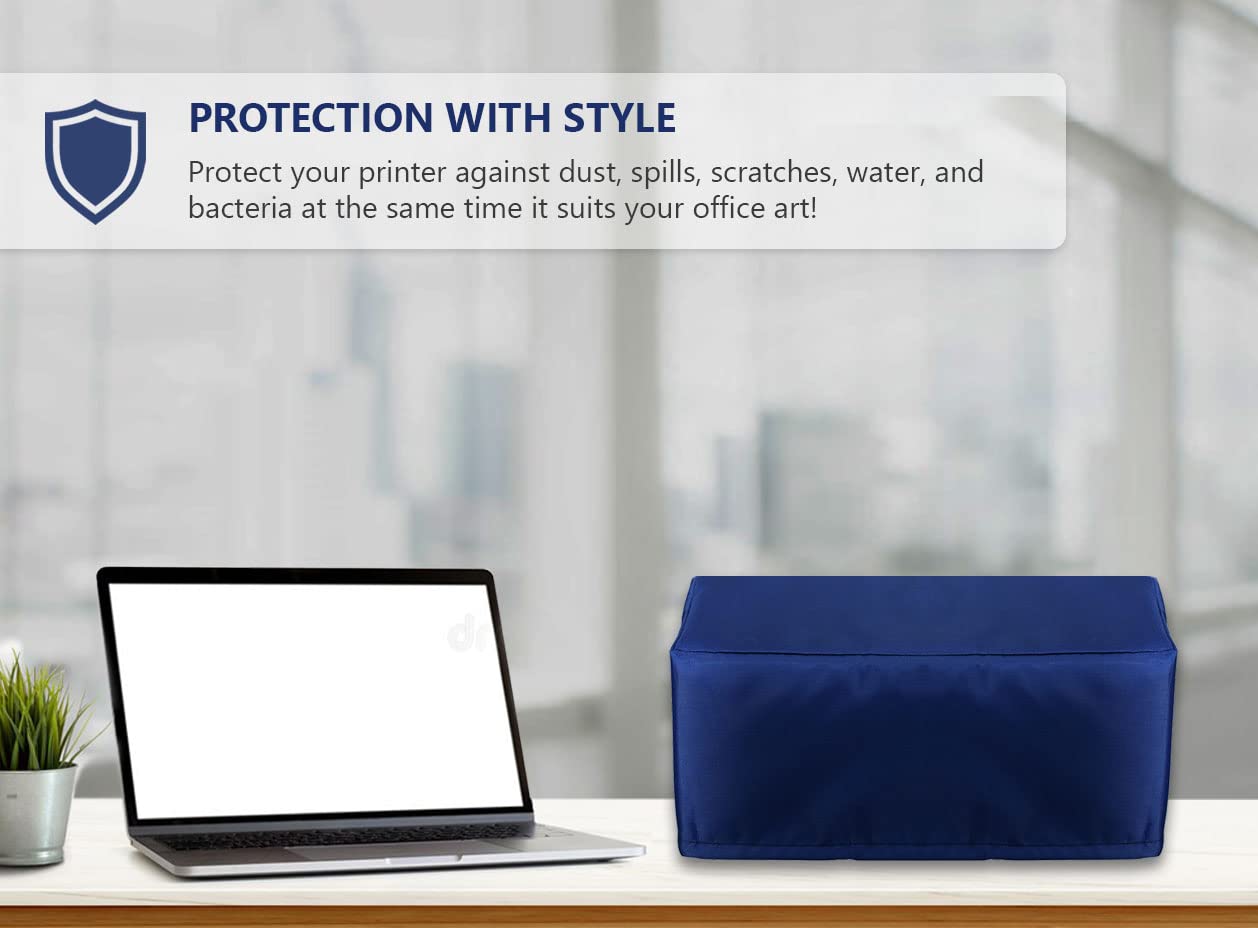 INF Nylon, PVC Dust Proof Waterproof Printer Cover For Epson Ecotank L3150 | L3151 | L3152 | L3156 (Blue)