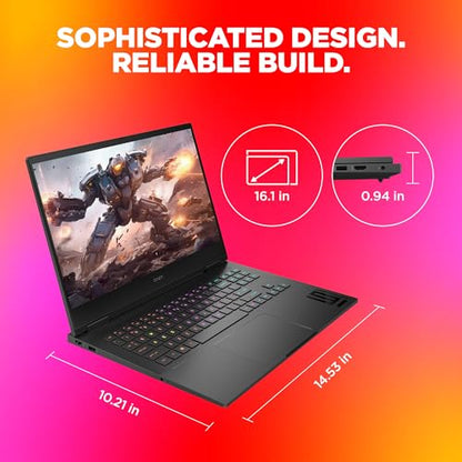 HP (Smartchoice Omen AMD Ryzen 7 7840Hs/16.1"(40.9cm) AI Gaming Laptop 7Ms Response Time(8gb RTX 4060/16GB DDR5/SSD,1TB) FHD,IPS,165Hz,300Nits(win11,Black,2.32kg),Xd0020Ax