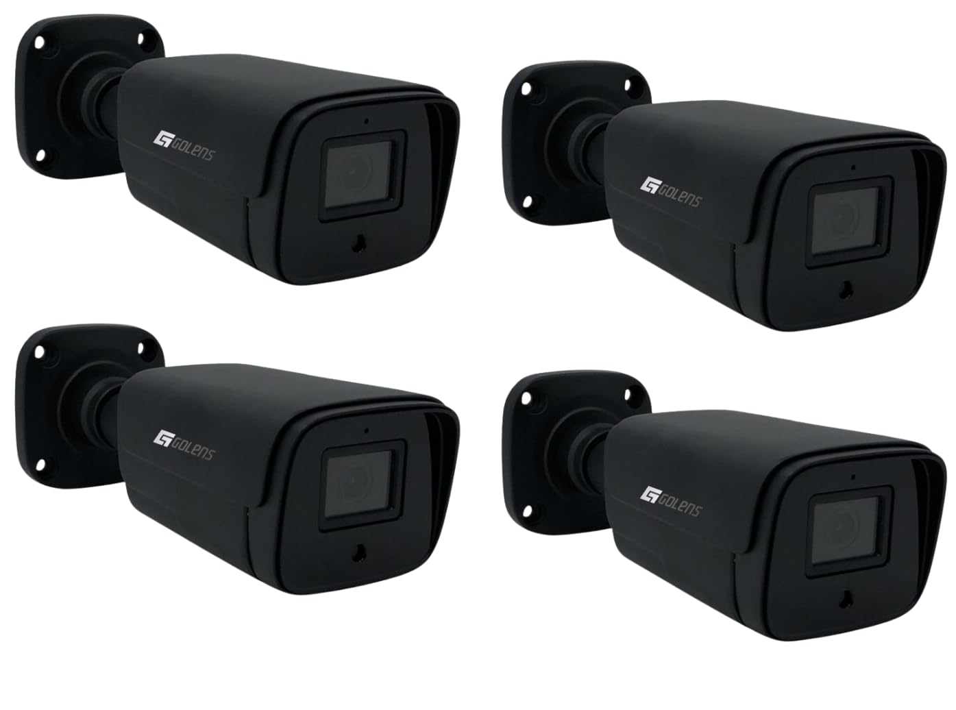 Golens V15 5MP IP Bullet Camera PoE Camera Outdoor Security Cameras Human/Vehicle Detection, Night Vision, 20Mtr Wide View Angle Compatible for Hikvision,CP Plus (All NVR Suppourt) (Pack of 4)