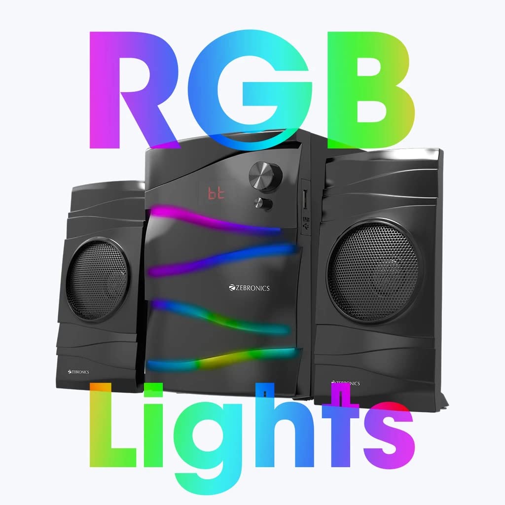 Zebronics Rainbow 4.1 Channel Multimedia Speakers