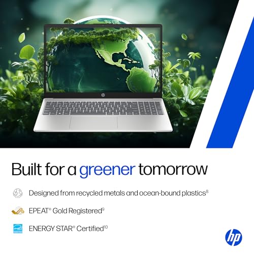 HP 15, 13th Gen Intel Core i5-1334U (16GB DDR4, 512GB SSD) Anti-Glare, Micro-Edge, 15.6''/39.6cm, FHD, Win 11, Office 24, Silver, 1.59kg, fd0467tu, Iris Xe Graphics, FHD Camera, Backlit KB Laptop
