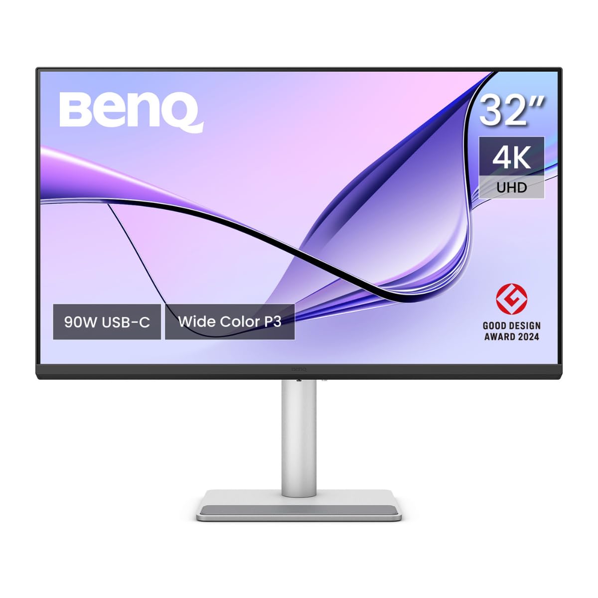 BenQ MA270U 27” 4K 3840x2160 Monitor - P3 Color Gamut, Dual USB-C (90W PD), USB Hub, Brightness & Volume Control, HAS Stand, Display Pilot2.0, Integrated Mac