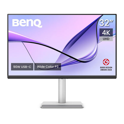 BenQ MA270U 27” 4K 3840x2160 Monitor - P3 Color Gamut, Dual USB-C (90W PD), USB Hub, Brightness & Volume Control, HAS Stand, Display Pilot2.0, Integrated Mac