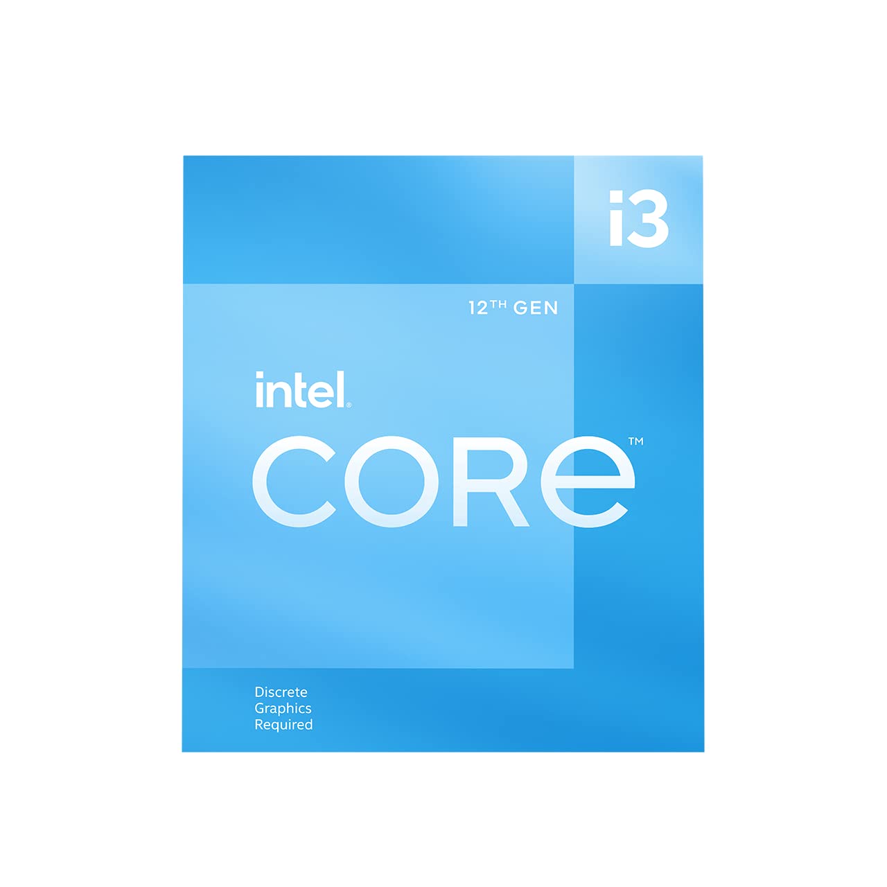 Intel Core i3 12100F 12th Gen Generation Desktop PC Processor 4 CPU with 12MB Cache and up to 4.30 GHz Clock Speed LGA 1700 Socket