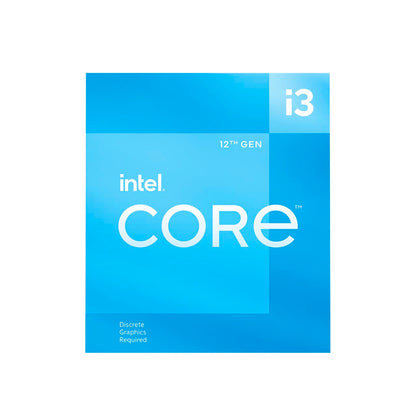 Intel Core i3 12100F 12th Gen Generation Desktop PC Processor 4 CPU with 12MB Cache and up to 4.30 GHz Clock Speed LGA 1700 Socket