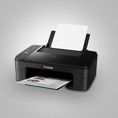Canon PIXMA E3370 All-in-One Wireless Ink Efficient Color Printer (Black)