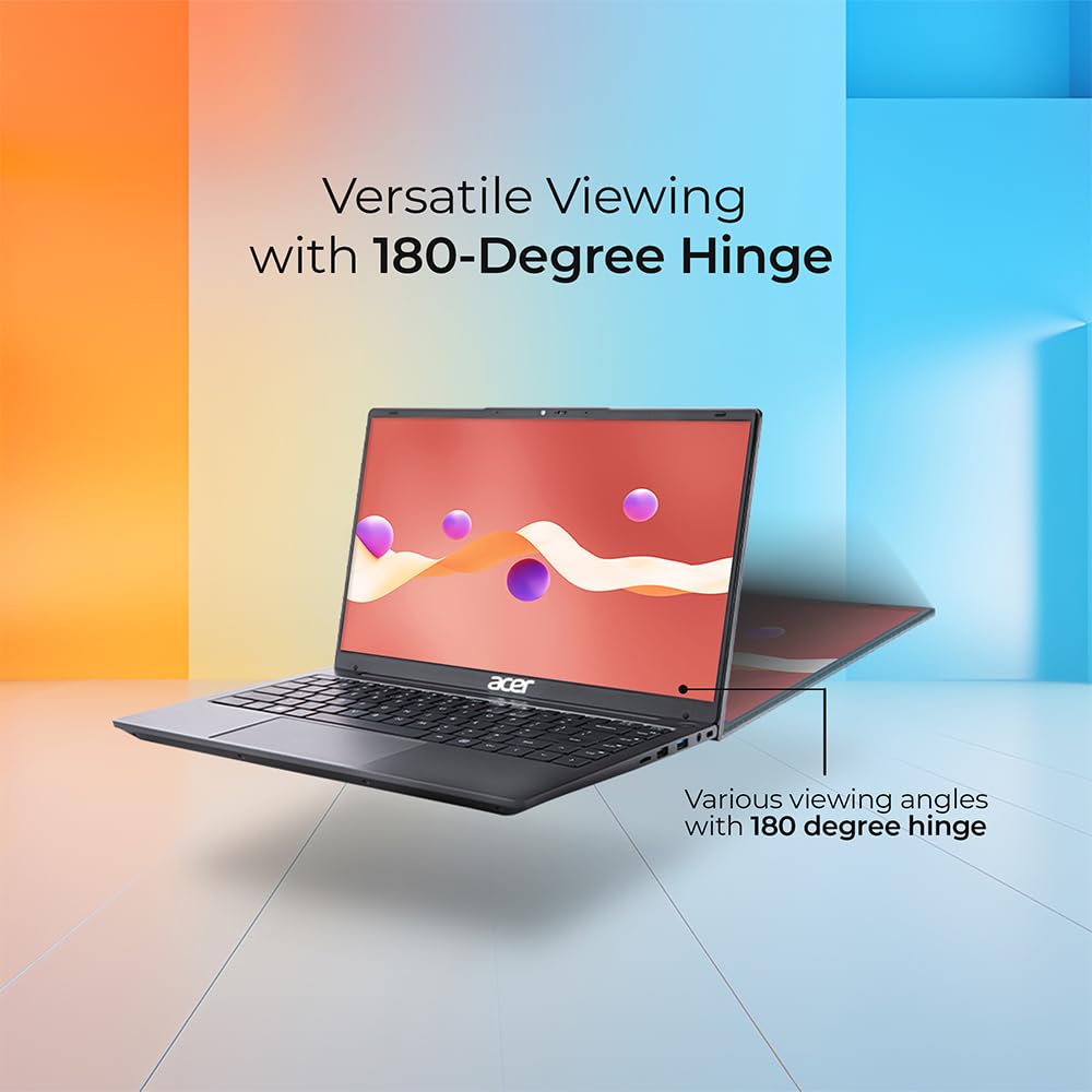 Acer Aspire 3, 13th Gen, Intel Core i5-1334U Processor Laptop with 35.56 cm (14") FHD LED-Backlit IPS Display (16GB RAM/512GB SSD/Intel Graphics/Win11Home) A324-53 Backlit Keyboard Steel Gray 1.45KG