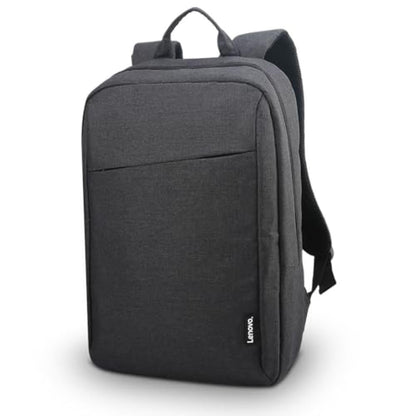 Lenovo 15.6" Casual Backpack B210, Durable and Water- Repellent Fabric, School & Office Use, Padded Laptop Compartment, Adjustable Shoulder Straps,1 Year Warranty, Black