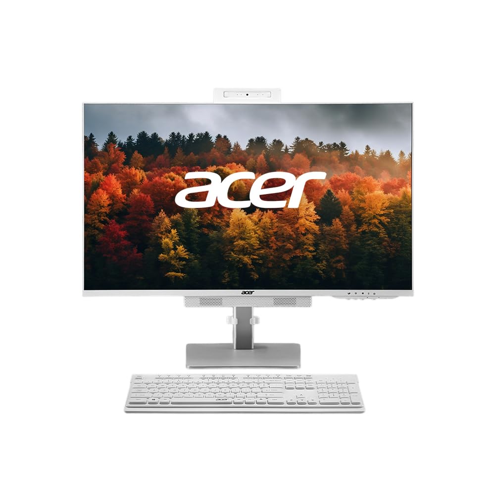 Acer Aspire C27 68.58 cm (27") Full HD IPS Display All in One (AIO) Desktop Intel Core i5-12450H Processor (Win11 Home/16 GB/1 TB SSD/Microsoft Office) Full HD Webcam, Wireless Keyboard & Mouse