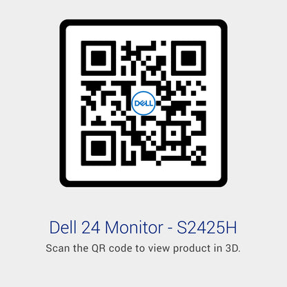 Dell-S2425H-Grey 60.47cm (23.8") FHD Monitor 1920x1080 at 100Hz, Built-In 5w Dual Speaker, Response Time: 4ms (Extreme), 99% sRGB (typical), Ficker Free, Brightness: 250 cd/m2 (typical), Ports: 2xHDMI