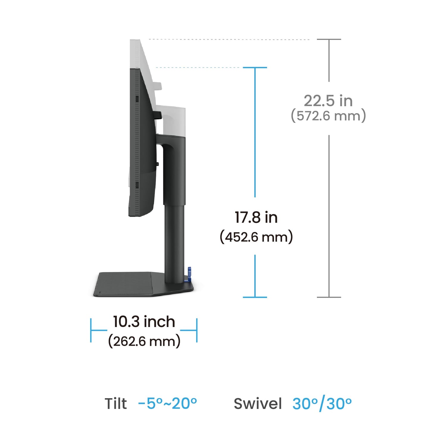 BenQ SW242Q 24" WQXGA 16:10 HDR10 Photo & Video Editing Monitor| 99% Adobe RGB| 98% P3| USB-C (90W)| DeltaE<1.5| 16-bit 3D LUT| Pantone Validated| Hardware Calibration| Card Reader| HDMI| DP (Black)