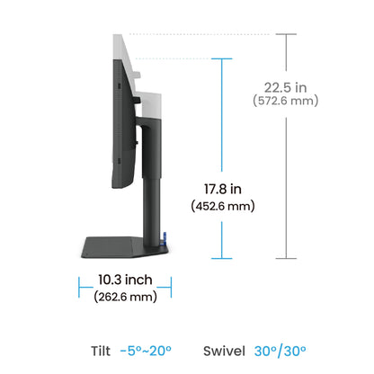 BenQ SW242Q 24" WQXGA 16:10 HDR10 Photo & Video Editing Monitor| 99% Adobe RGB| 98% P3| USB-C (90W)| DeltaE<1.5| 16-bit 3D LUT| Pantone Validated| Hardware Calibration| Card Reader| HDMI| DP (Black)