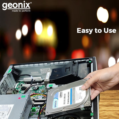 GEONIX 2 TB SATA Hard Drive for Desktop/Surveillance–8.89 cm(3.5 Inch), 6 Gb/s 7200 RPM High Speed Data Transfer, Heavy Duty Hard Disk with 256 MB Cache for Computer PC, 2 Years Warranty