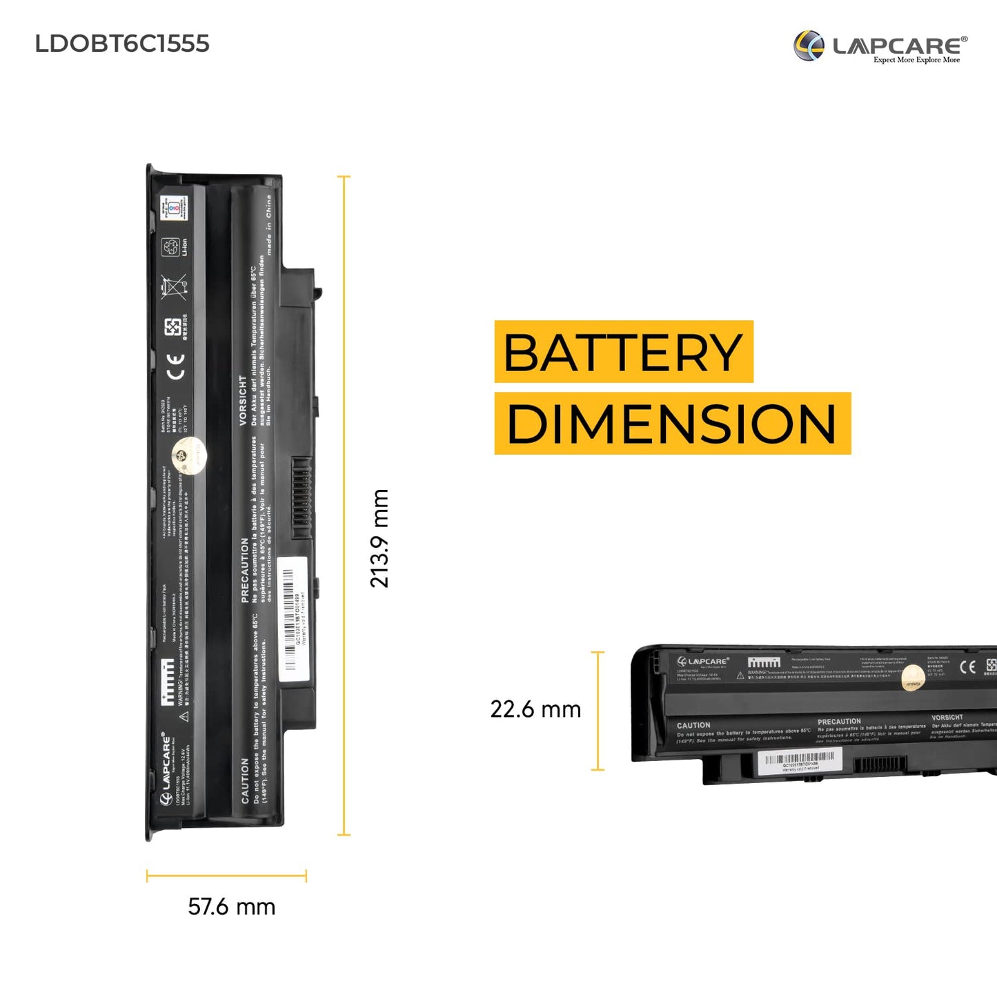 Lapcare J1KND Laptop Battery for Dell Inspiron