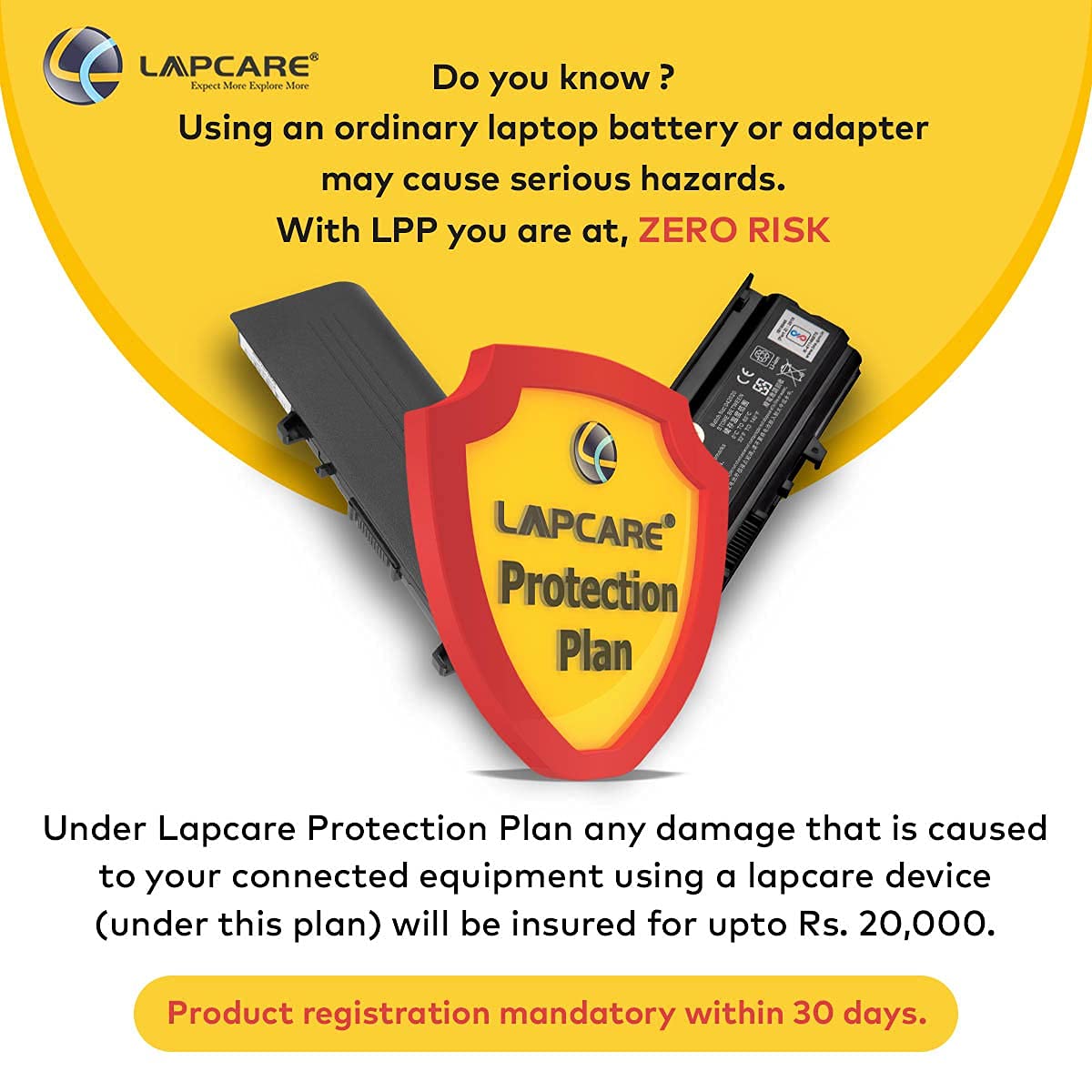 Lapcare Compatible Laptop Battery for Hp Compaq Cq40, Cq45, Cq50, Cq50Z, Cq60, Cq70 Series (Black)