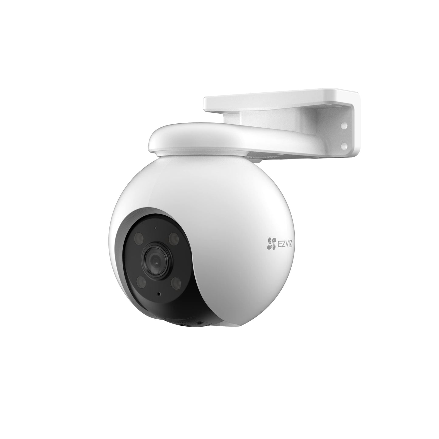 EZVIZ by Hikvision|4G Sim Based 2K Pan&Tilt Smart Outdoor WI-Fi CCTV Camera|360° Coverage|Ai Human-Vehicle Detection|Color Night Vision|Auto Tracking|Upto 512Gb Sd Card Storage|H8C-4G,White