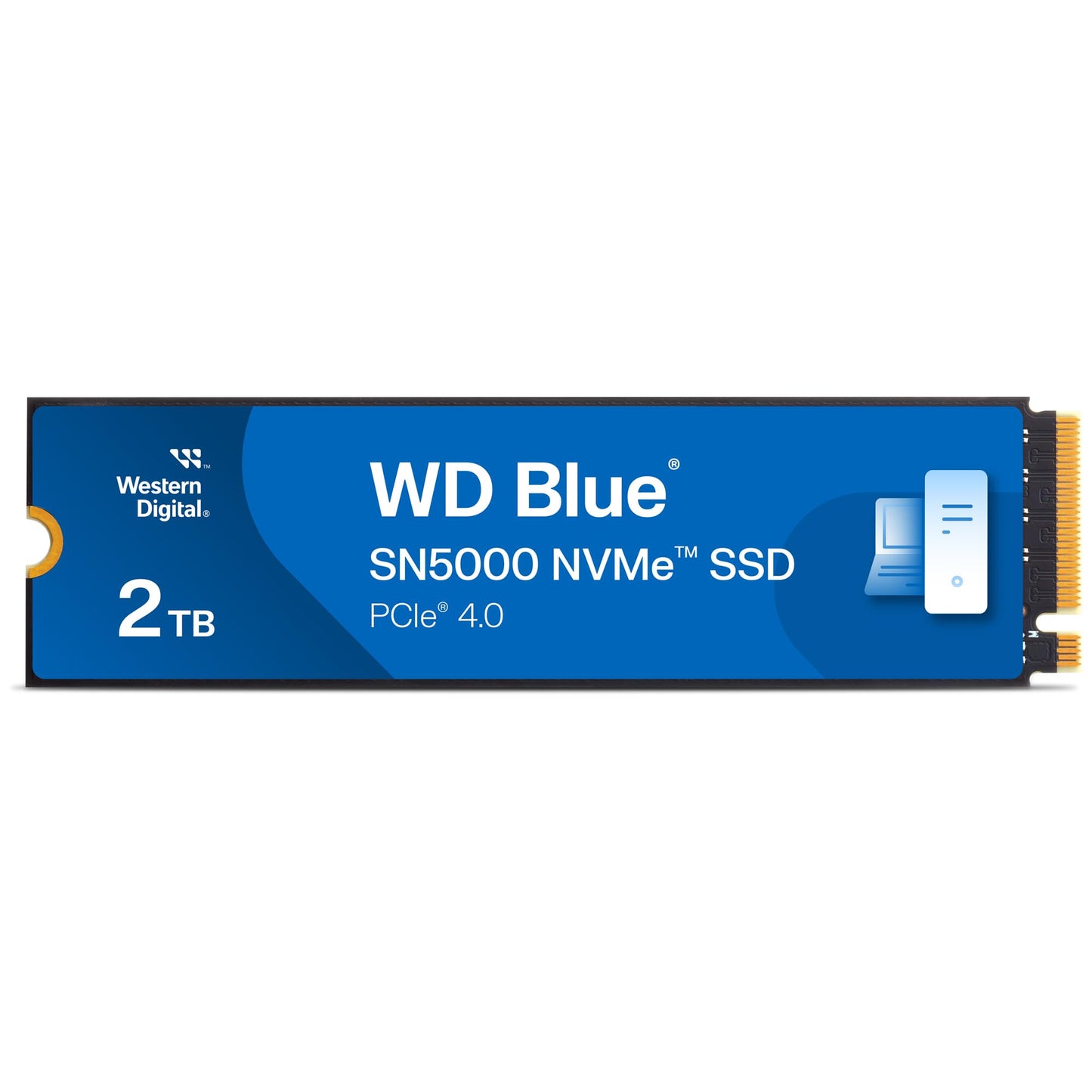 Western Digital WD Blue SN580 NVMe 1TB, Upto 4150MB/s, 5 Y Warranty, PCIe Gen 4 NVMe M.2 (2280), Internal Solid State Drive (SSD) (WDS100T3B0E)