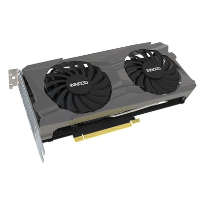 INNO3D Nvidia Geforce RTX 3050 6Gb Twin X2 Gddr6 96-Bit Pci-E 4.0 Integrated Gaming Graphics Card - N30502-06D6-1711Va60