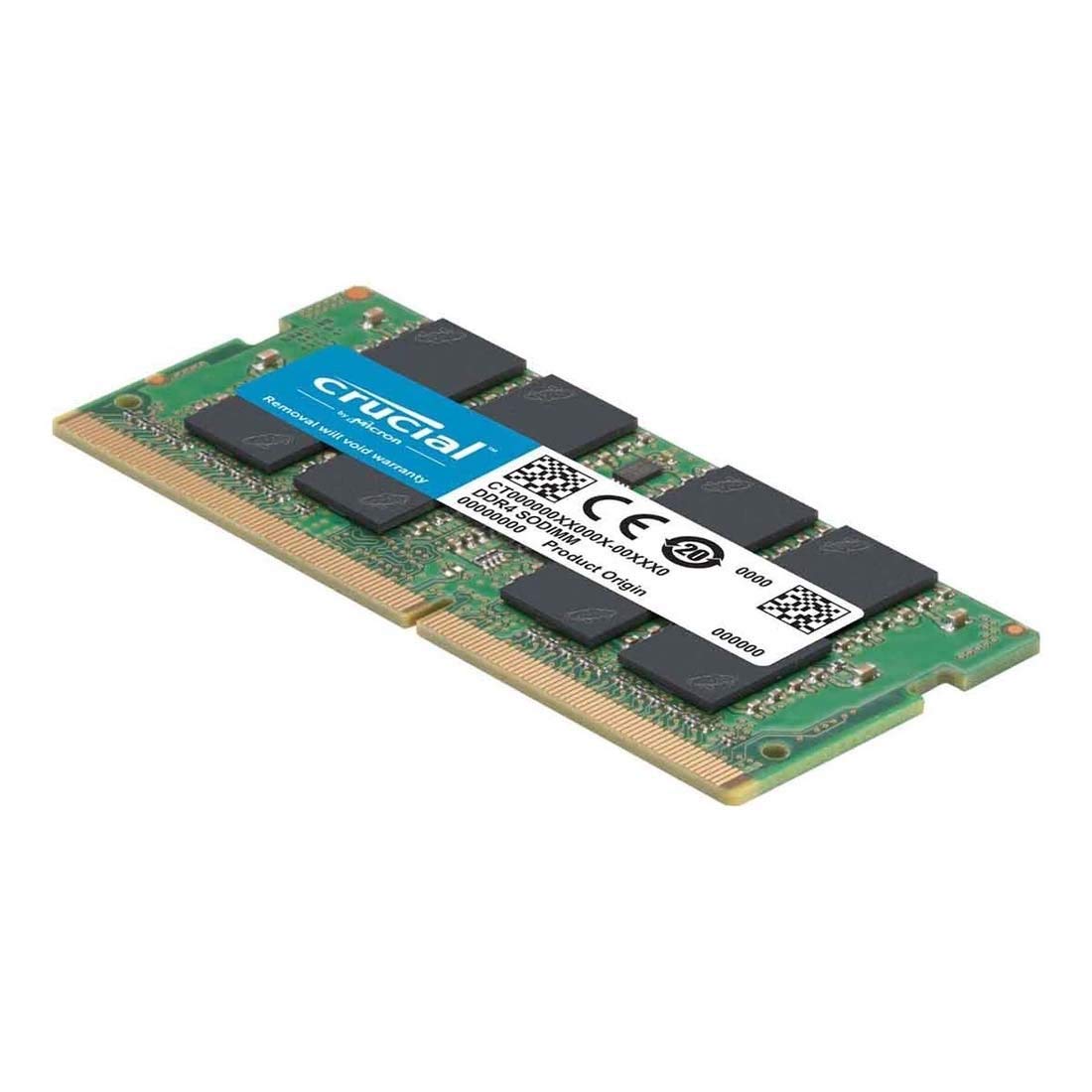 Crucial Basics 8GB DDR4 1.2v 2666Mhz CL19 SODIMM RAM Memory Module for Laptops and Notebooks, Green