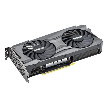 INNO3D Nvidia Geforce RTX 3050 6Gb Twin X2 Gddr6 96-Bit Pci-E 4.0 Integrated Gaming Graphics Card - N30502-06D6-1711Va60