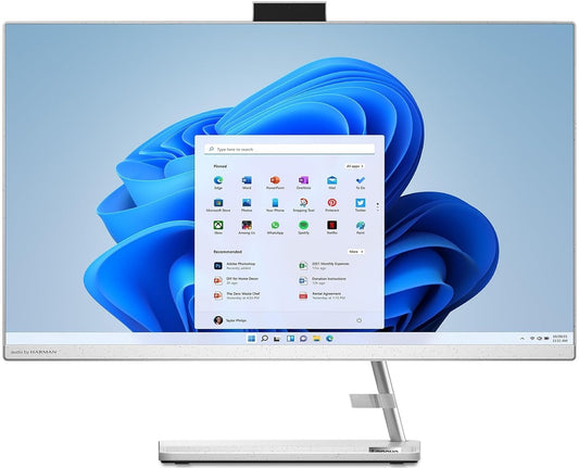 Lenovo IdeaCentre AIO 3 12th Gen Intel i3 27" FHD IPS 3-Side Edgeless All-in-One Desktop with Alexa Built-in (8GB/512GB SSD/Win11/MS Office 2021/5.0MP Camera/Wireless Keyboard & Mouse) F0GJ00C2IN