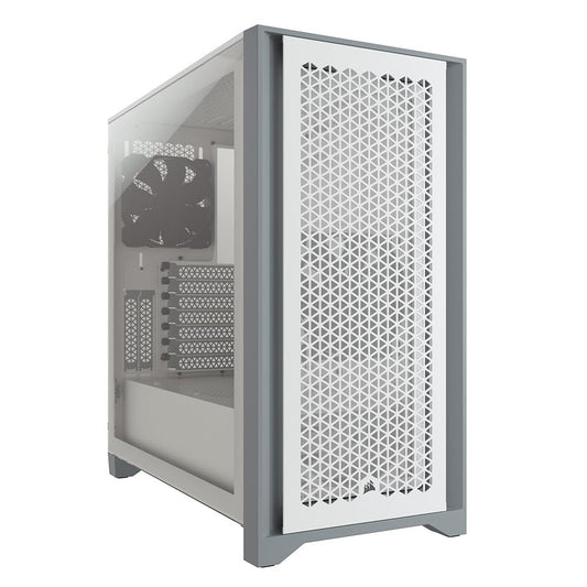 Corsair 4000D Airflow Tempered Glass Mid-Tower ATX Computer Case/Gaming Cabinet - White - CC-9011201-WW