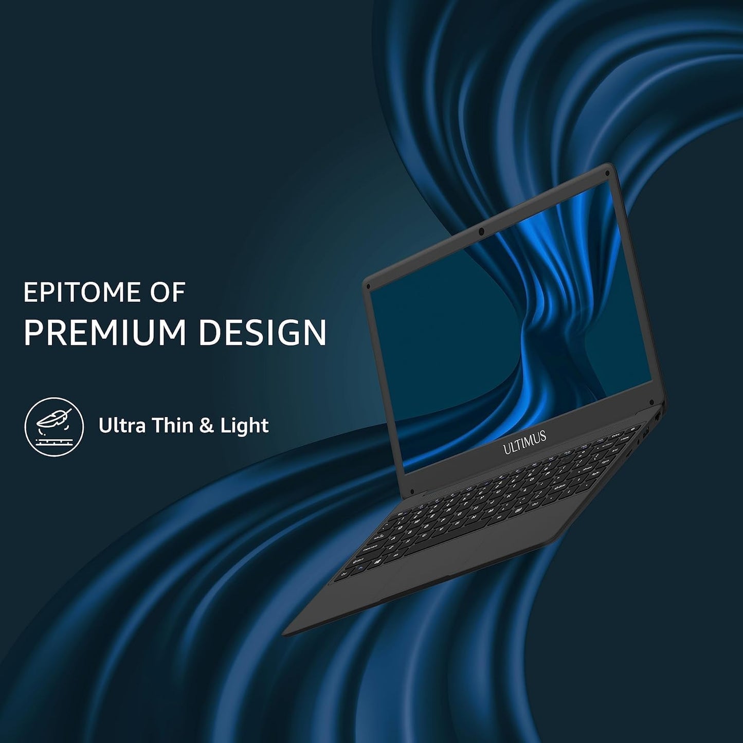 FUTOPIA ULTIMUS Elite 10th Gen Intel core i5 8 GB RAM/ 512GB SSD, 14.1-inch (35.8 cm) FHD IPS Display Type-C Port Win 11 Home Black 1.30 Kg RJ45 Port Thin & Light NU14U3INF56BN-MB
