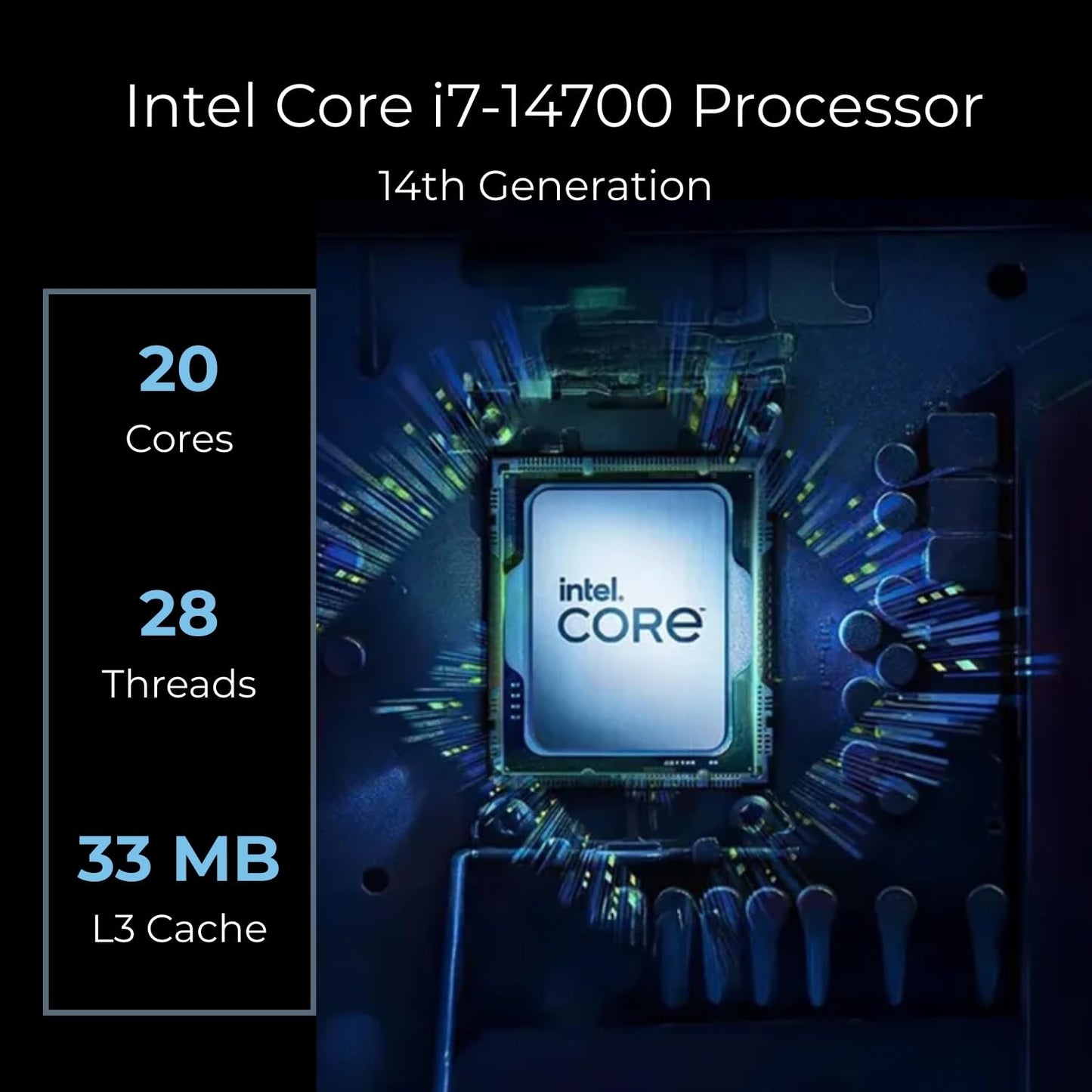 HP Z1 G9 Tower Desktop 550W Intel Core i7-14700 Windows 11 Pro