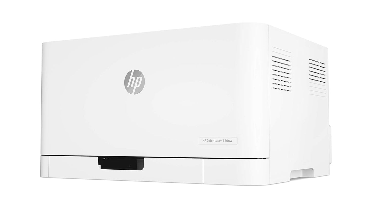 HP Colour Laser 150nw Wireless Color Laser Printer with Built-in Ethernet and WiFi-Direct, Smallest Color Laser in its Class