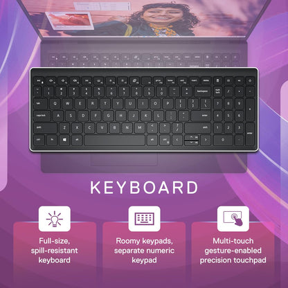 Dell Inspiron 3530 Thin & Light Laptop, 13th Gen Intel Core i3-1305U/8GB/512GB SSD/15.6" (39.62cm) 120Hz Refresh Rate on a FHD IPS Display/Windows 11 + MSO'21+McAfee 15 Month/Carbon Black/1.62kg